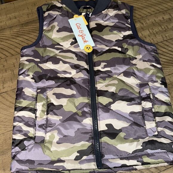 NWT Camo Kid 👦 👧 Water 💦 & Wind 💨 Resistant front pocket east zip up ⬆️ warm - Picture 17 of 17